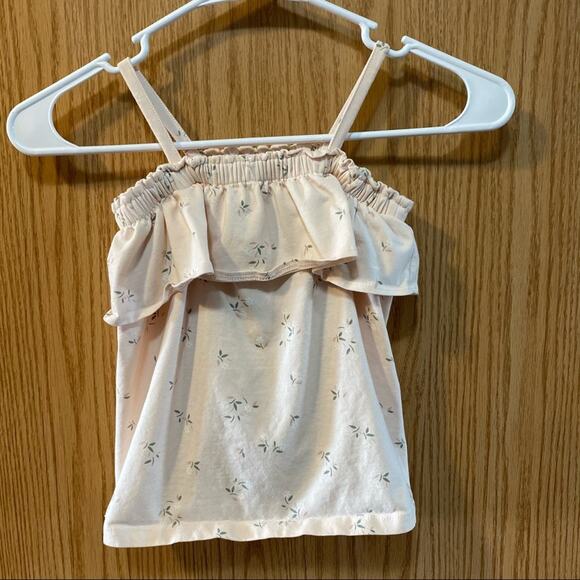 Savannah Other - Savannah Toddler Girls’ Sleeveless Ruffle Top Size 2T Floral Greenery Print